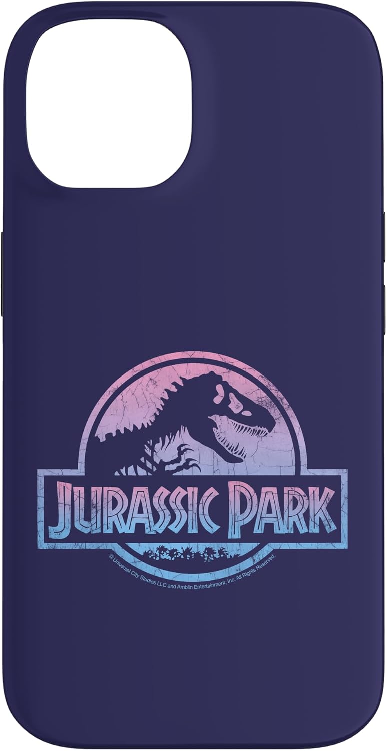 Jurassic Park Pastel Gradient Logo Case for iPhone 14 Pro Max