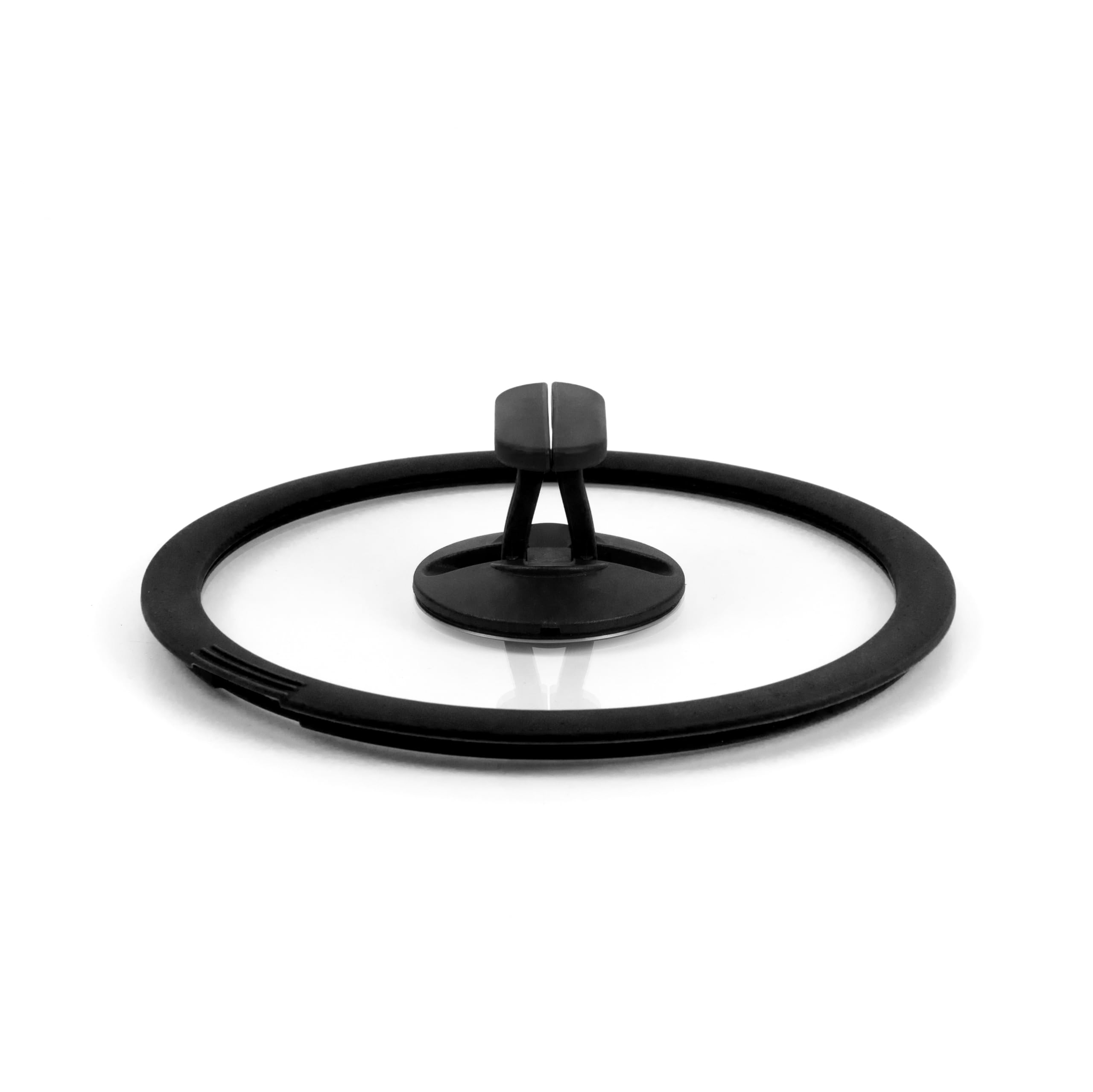 Nesto Set per principianti, 10 pezzi, nero, 2 pentole in acciaio inox e 1 padella per tutti i piani cottura, 1 coperchio in vetro, 1 manico, salvaspazio, accessori innovativi