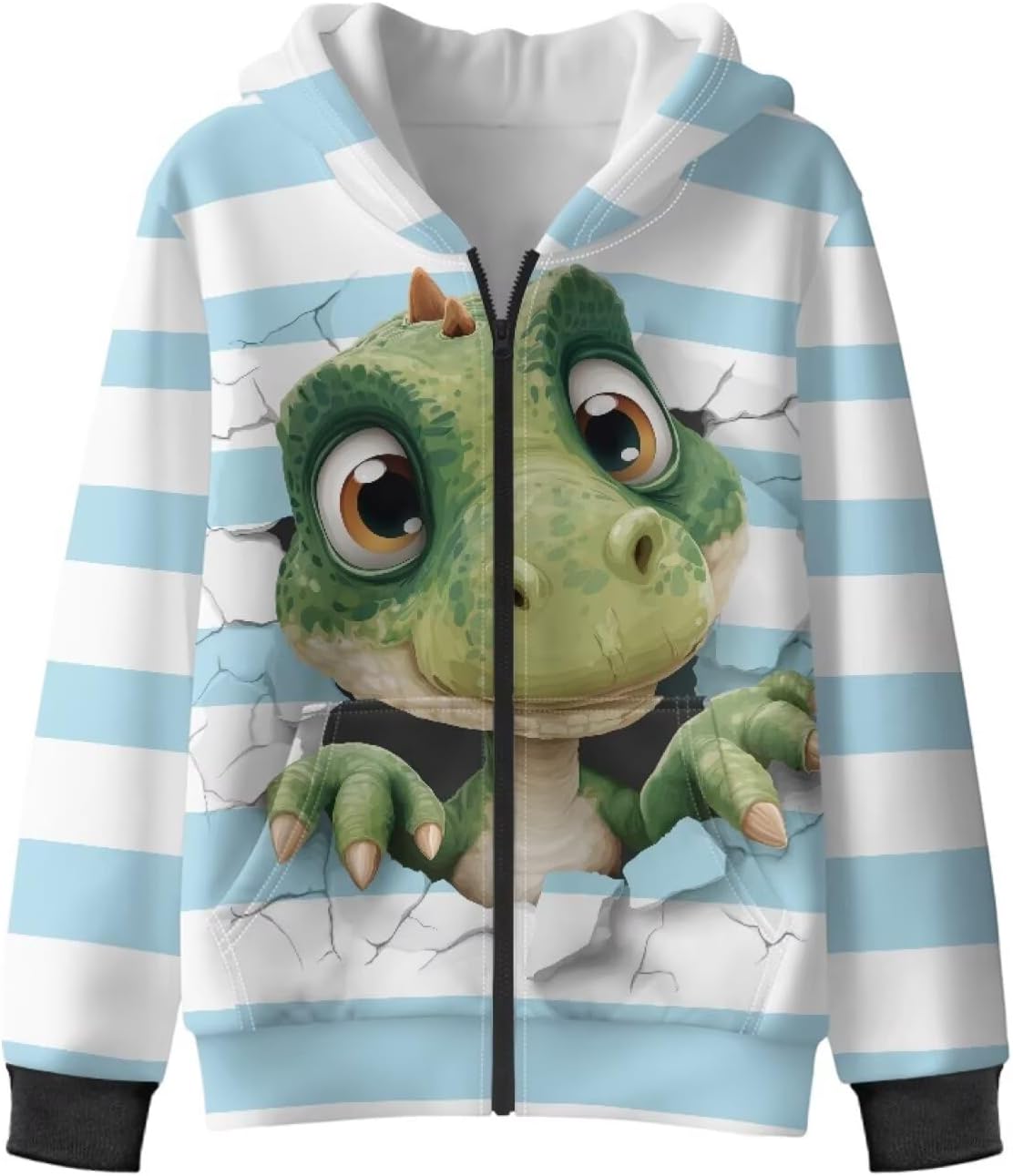 Kids Sweatshirts Zip up Hoodie Casual Activewear Boy Girl Long-Sleeve Hoody Jacket for Daily Wear