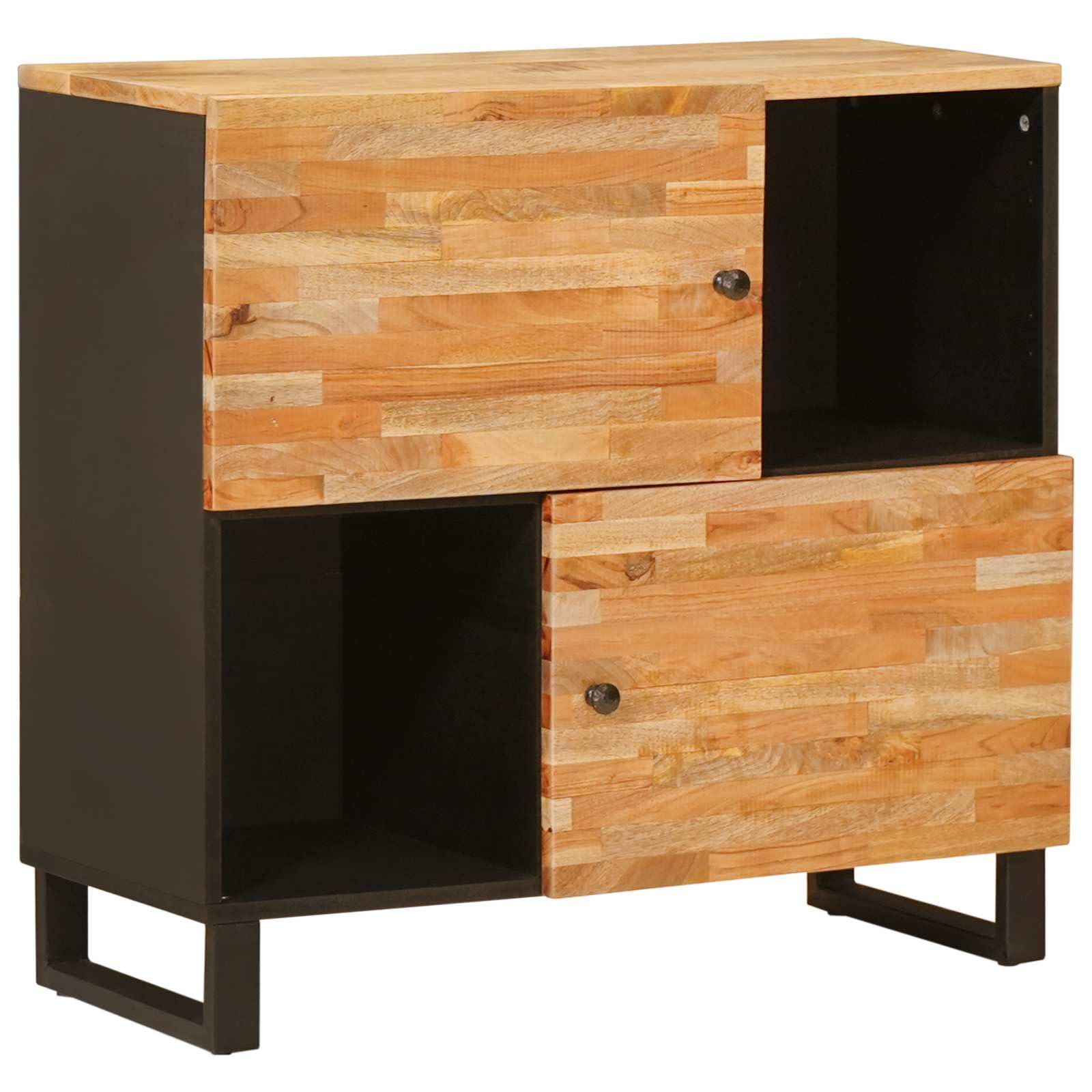 Mueble para TV y aparador de madera maciza para solucionar la falta de espacio en el salón
