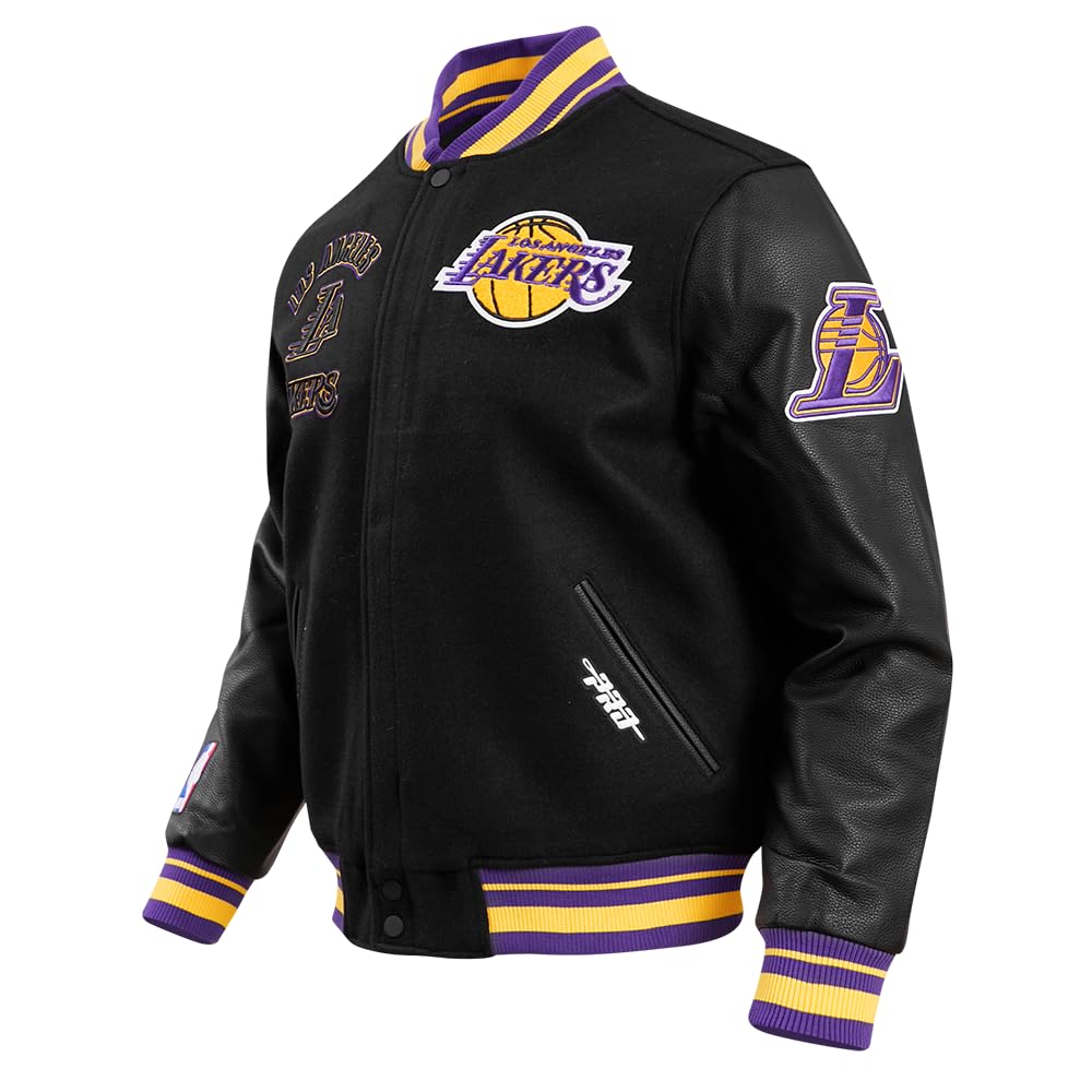 Pro Standard NBA Retro Classics M Rib Wool Varsity Jacket Veste Homme