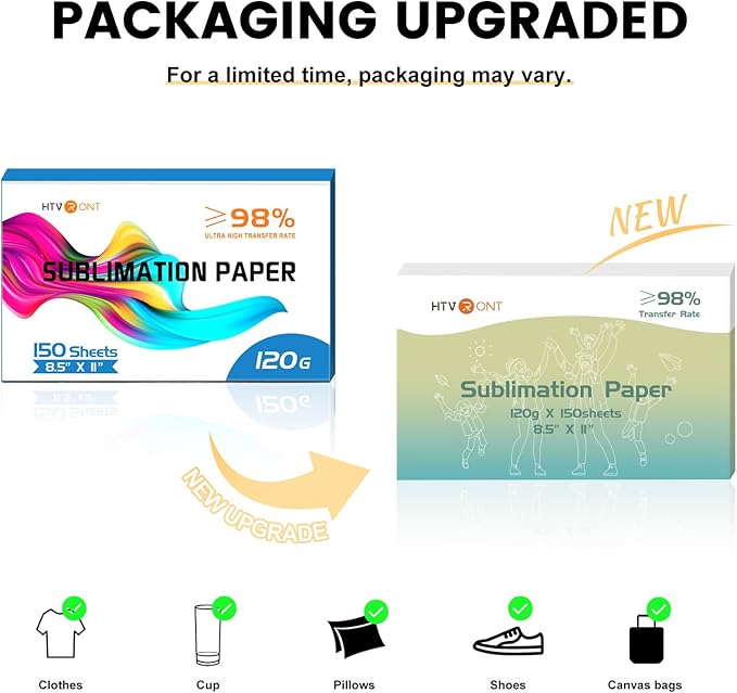 Termofijadora Automática HTVRONT A300 para Gorras + Papel Sublimación miniatura 6