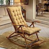 AMYDREAMSTORE Rectángulo Felpa Espesar Silla Asiento Suelo Cojín Tatami Interiores Aire Libre Cojín del Banco Cojines de Silla Mecedora(Sin Silla)-K 48x125cm(19x49inch)