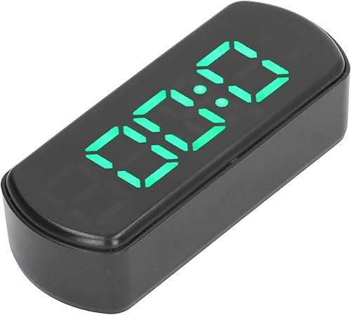 Miniatura 7 de Reloj despertador digital, reloj despertador digital con temperatura de repetición de 12 24 horas, pequeño reloj electrónico de escritorio con