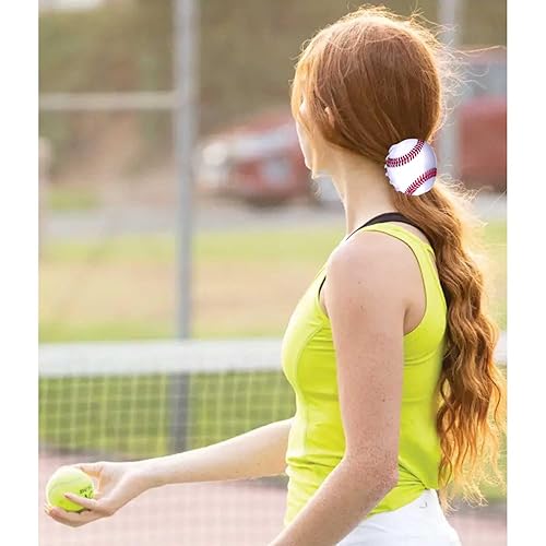 Miniatura 2 de Pinza para el cabello de fútbol y béisbol para mujer, pinzas para el cabello para el día del juego, lindas pinzas antideslizantes para el cabello