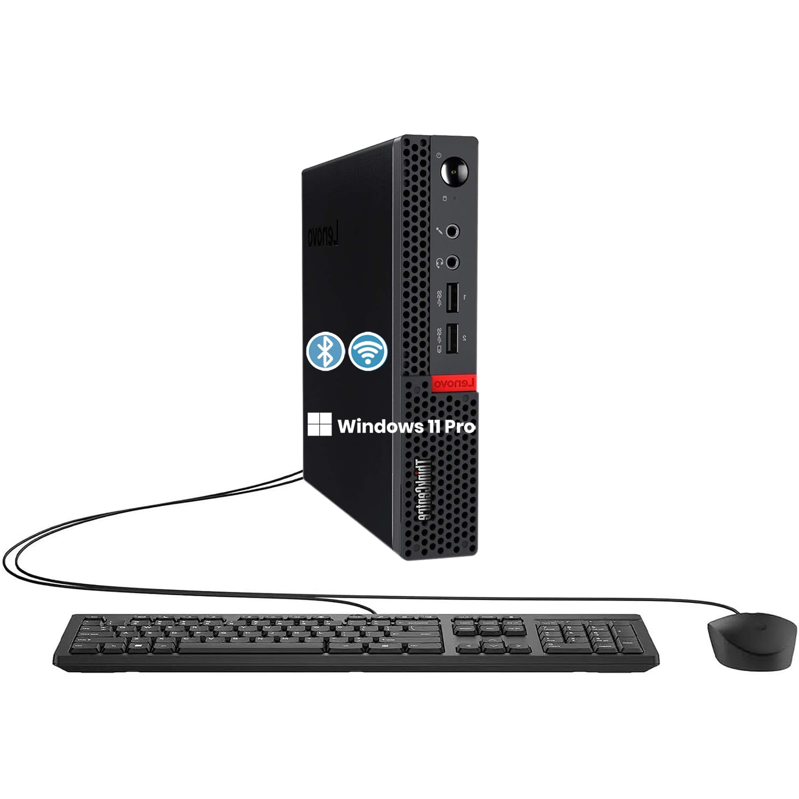 Lenovo ThinkCentre M710q Tiny i3 8GB 256GB SSD Win11 Pro Renewed