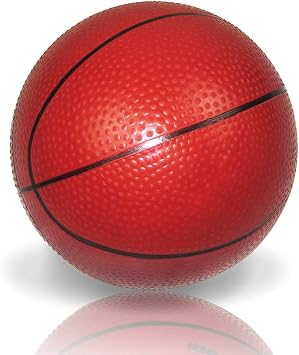 Weighted Heavy Basketball Lightweight and Elastic Indoor Game Basketballs Training Heavy Basketball for Men Women Youth, 16cm Iron