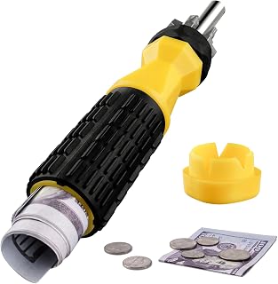 NiHome Screwdriver Diversion Safe, Hidden Storage Container for Cash, Steel Construction with Discreet Hollow Interior & Twist-Off Handle, Realistic Portable Secret Safe for Home and Travel Security