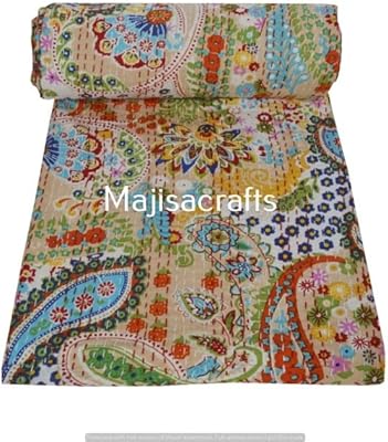 Lot De 5 Parapluies Parasols Indiens Broderie Boho Multicolore - Rajasthali Coton Ethnique