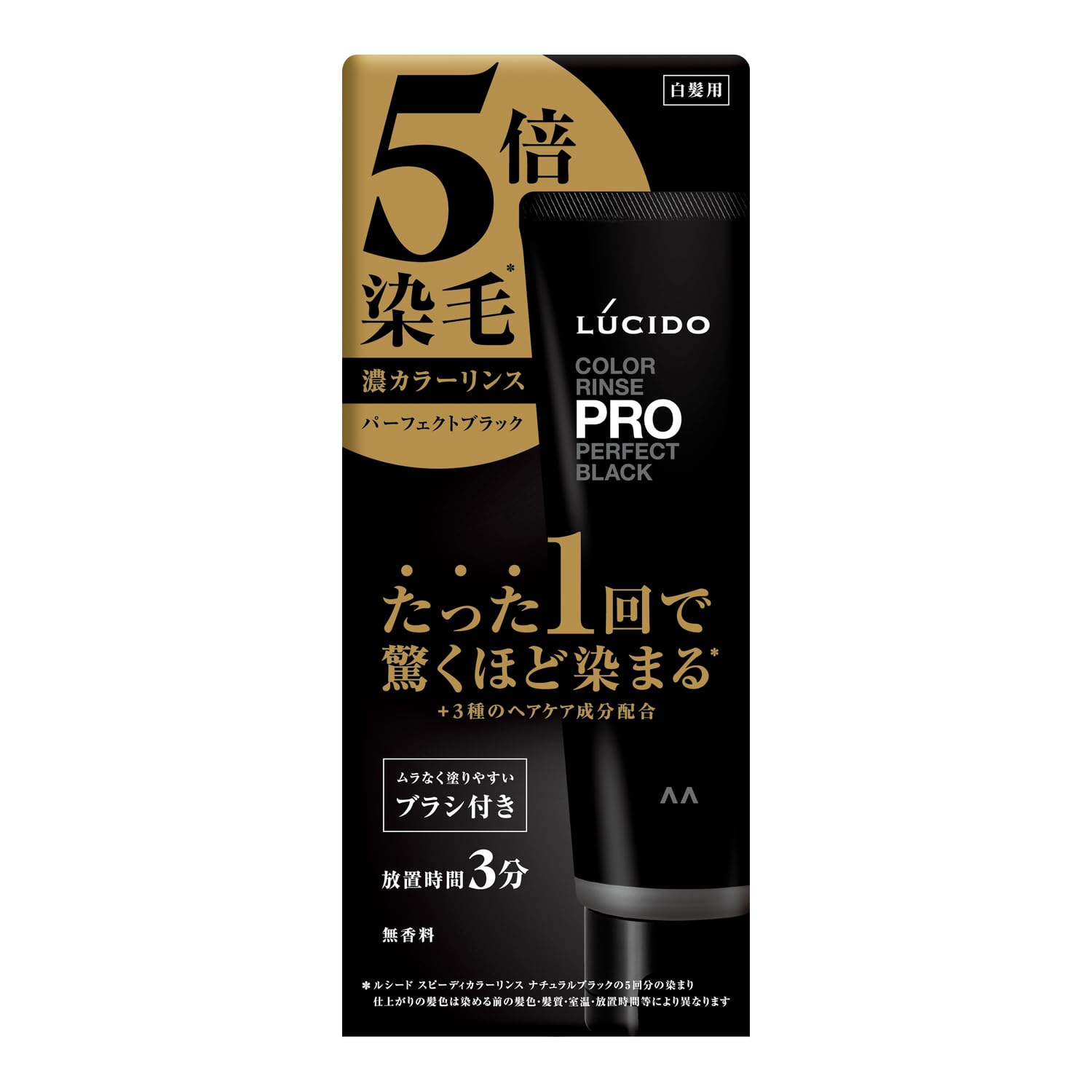 LUCIDO(ルシード) カラーリンスPRO パーフェクトブラック[ カラーリンス カラートリートメント ] 120g
