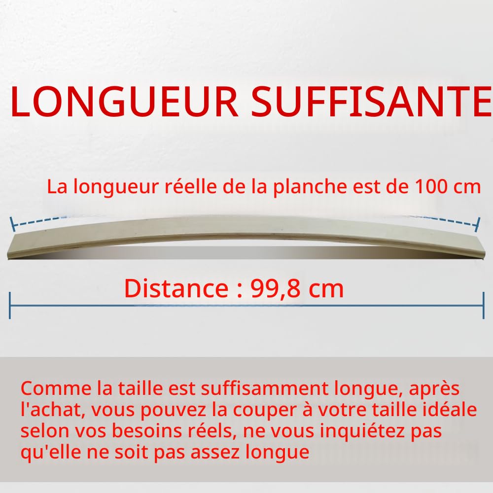 SCM Créations Lot De 3 Lattes 67,6 Cm (676mm) Largeur 53 Mm épaisseur 8