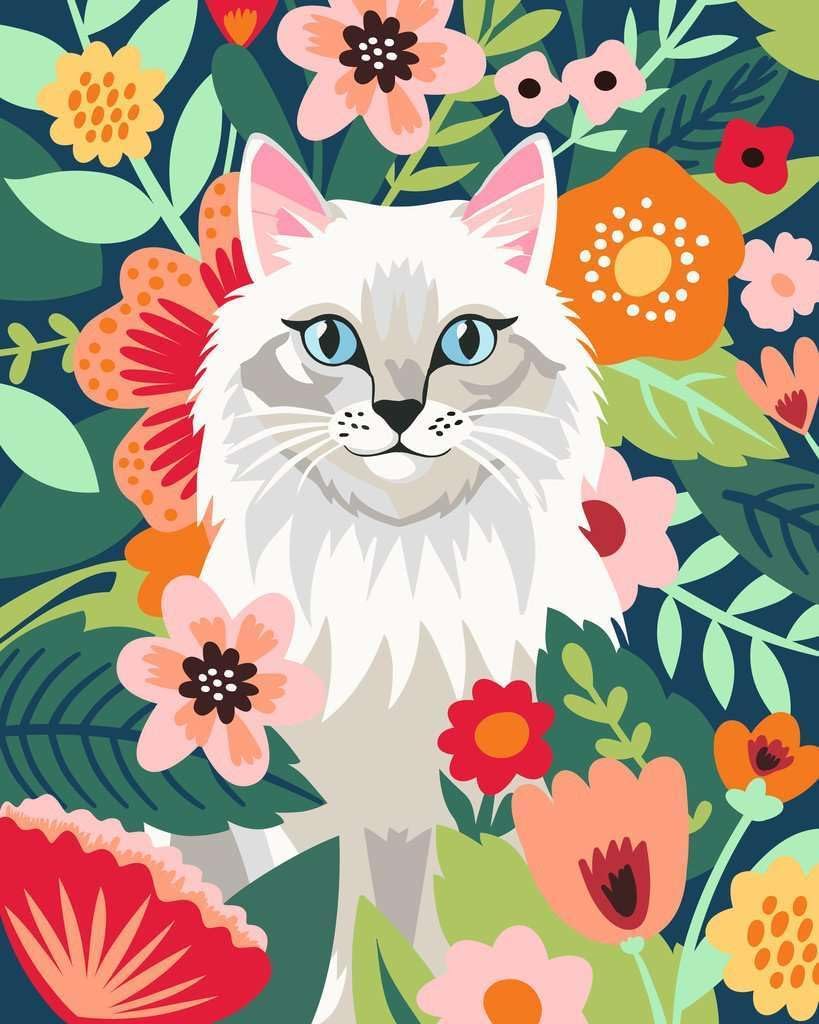 Ravensburger CreArt 12023146 Painting by Numbers Velvet Paw from 12 Years