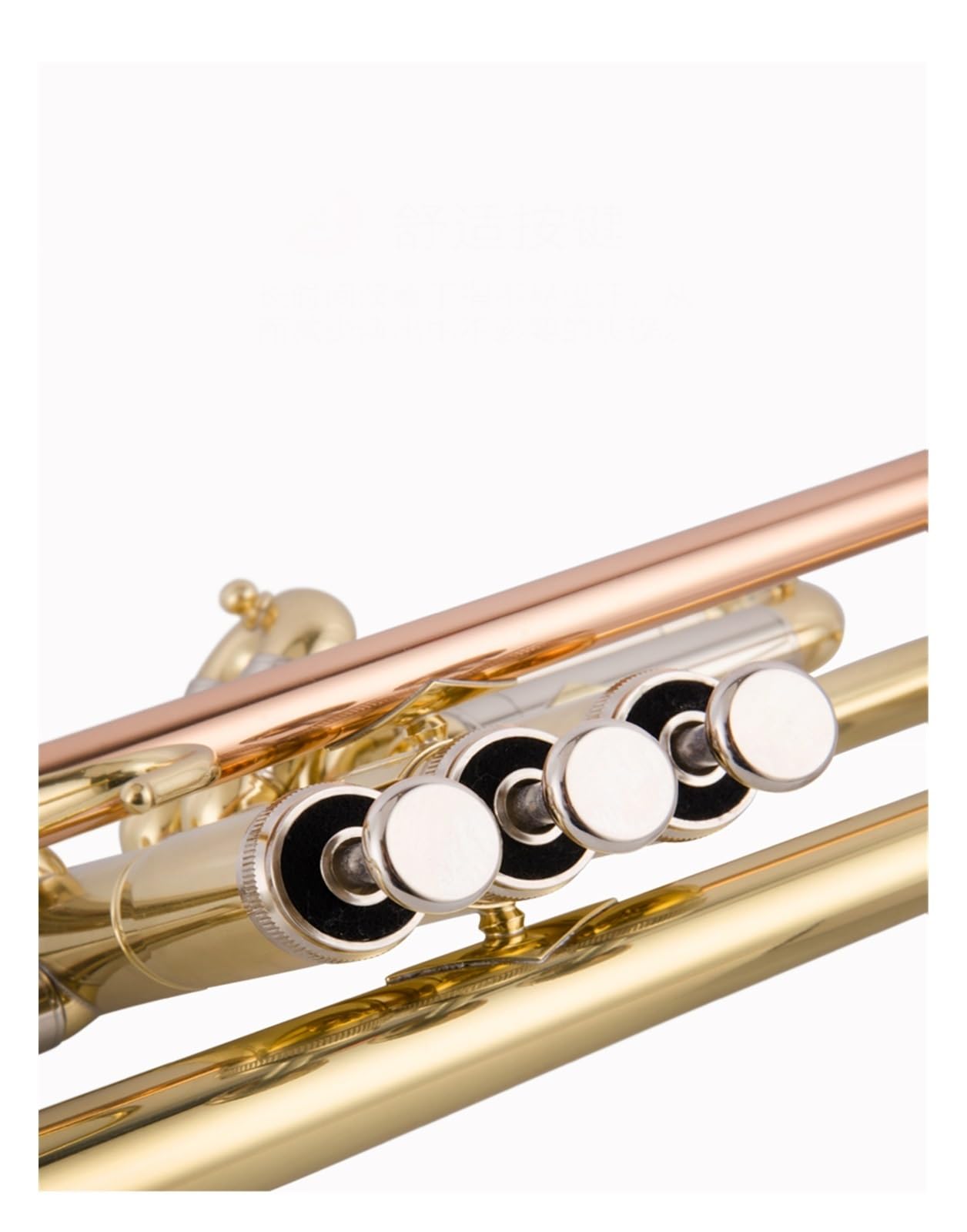 Professionell Trompete Professionelles Messing-Trompeteninstrument Trompete B flaches Lack-Gold-Performance-Kornett Western-Blasinstrument
