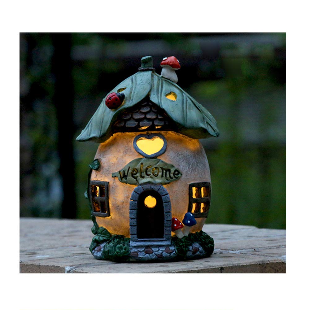 値下げ中！ガーデン オーナメント ソーラー フェアリーハウス 値下げ中！ガーデン オーナメント ソーラー フェアリーハウス