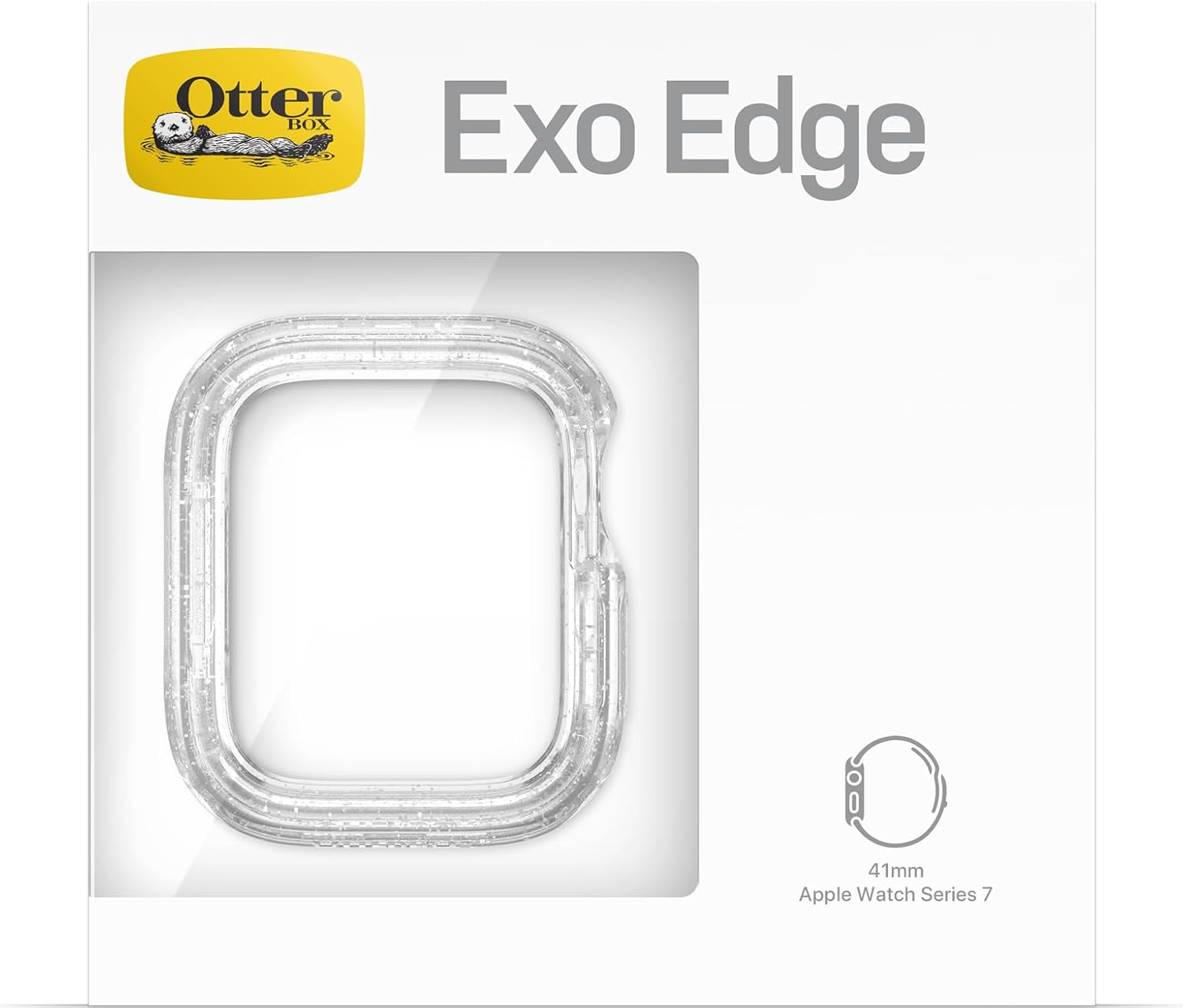 OtterBox Watch Bumper for Apple Watch Series 9/8/7-41mm, Shockproof, Drop Proof, Sleek Protective Case for Apple Watch, Guards Display and Edges, Clear