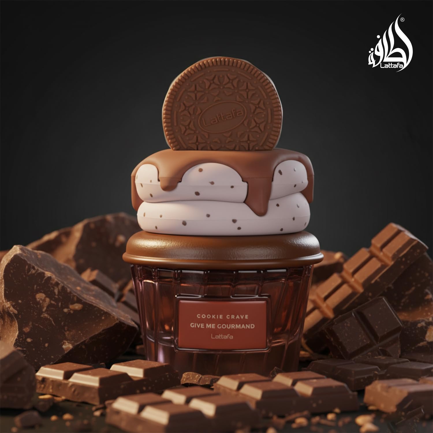 Amazon.com : Lattafa Cookie Crave Eau de Parfum, Give me Gourmand