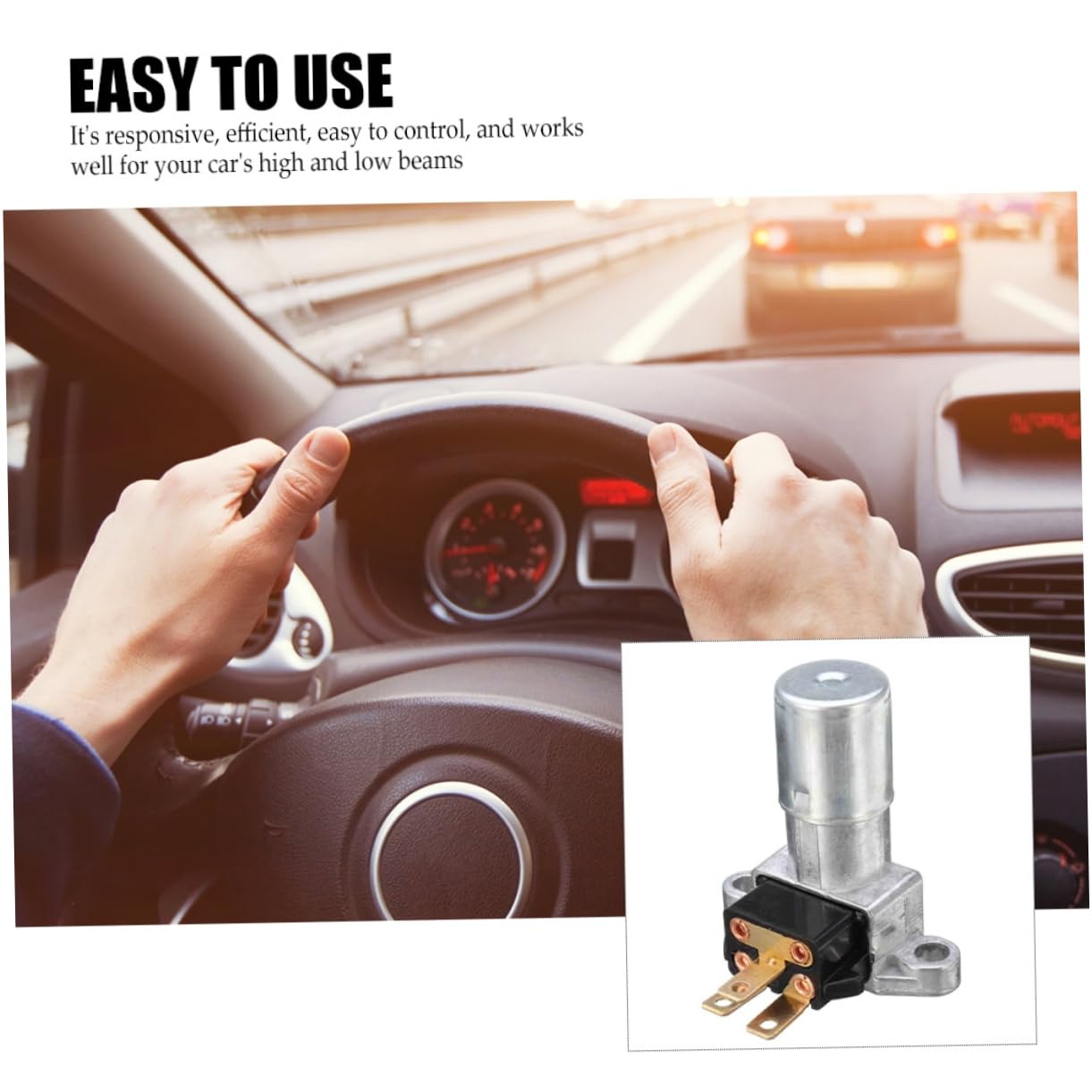 Low Beam Control Switch Easy Install Headlight Control Near Light Switch Light