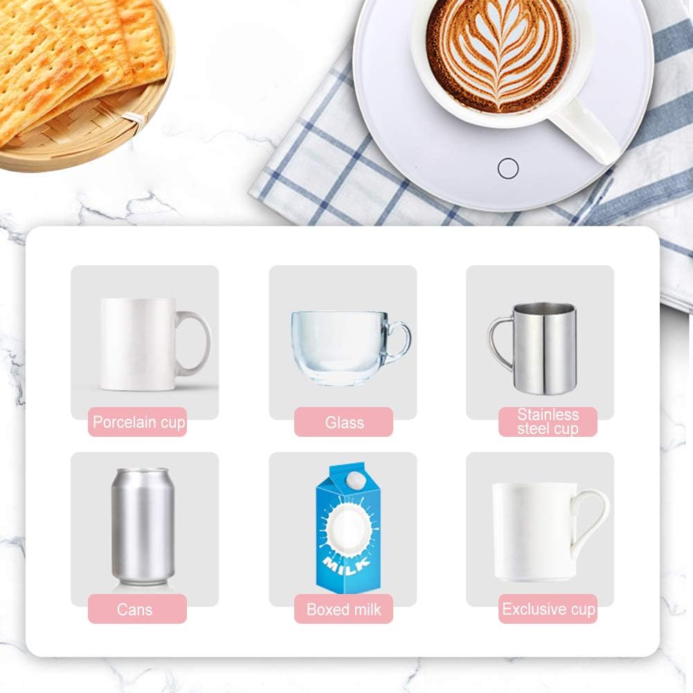 Mug Warmer, Cup Warmer, Smart Coffee Warmer, Coffee Mug Warmer for Desk, Desktop Heated Coffee and Tea, Electric Cup Beverage Warmer Plate, Best Gift Beverage Warmer Plate