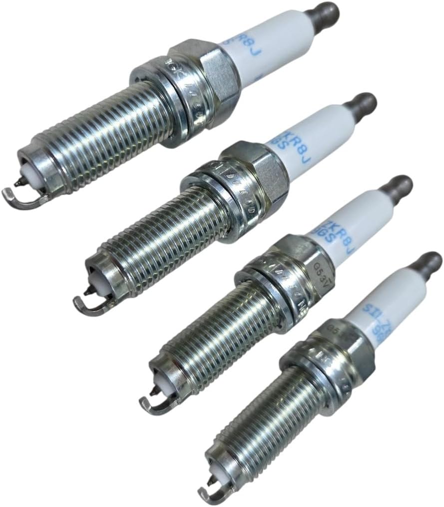 Genuine OEM Spark Plug 18875-09085(4pcs Set), Compatible With Hyundai Genesis G80 21-22 GV70 22 GV80 21-22 Kia K5 22 Sorento 21-22