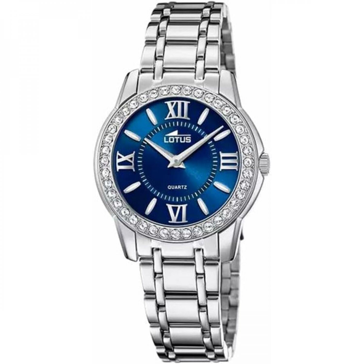 LOTUS Orologio Donna Analogico in Acciaio Inossidabile 316l Argentato | Movimento al Quarzo, Vetro Minerale ad Alta Resistenza, Impermeabile 5 ATM, Special Prices 18887/4