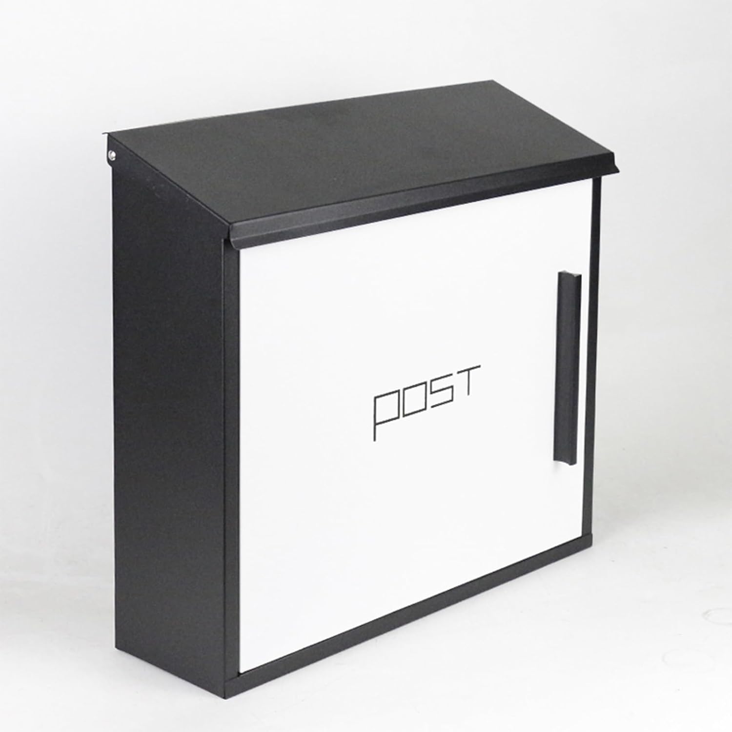 MELPHI Mailboxes for Outside, Hanging Secure Post Box, Modern Design Mailbox, Collection Boxes, Security Drop Box, Large Capacity, Wall-Mount Mailbox (Color : Gray)