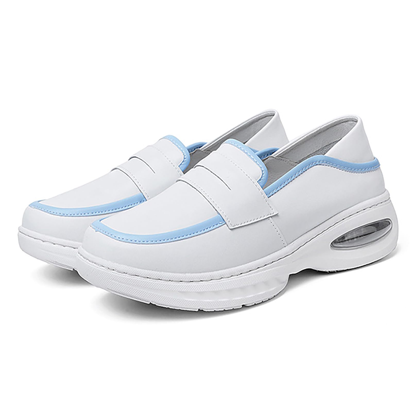 Zapatos de Enfermera Ligeros y cómodos para Mujer, Zapatos de enfermería Antideslizantes, Zapatillas con cojín de Aire, Zapatos ortopédicos de Cuidado Informal para Caminar
