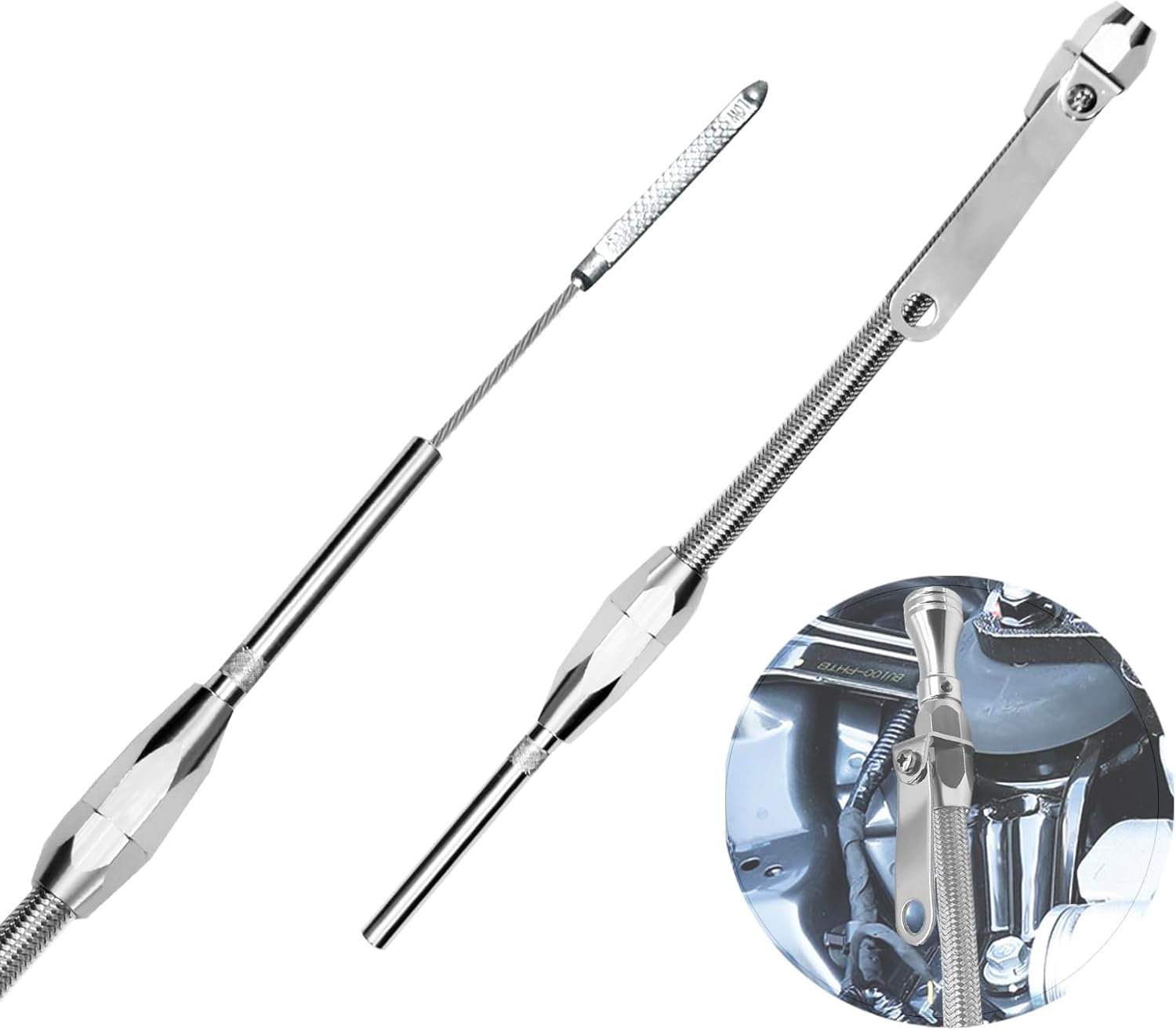 HAHAHA SBC 305 Dipstick 1980-UP SB Compatible with Chevrolet Flexible Engine Oil Dipstick .Small Block SBC 265 283 305 327 350 383 400