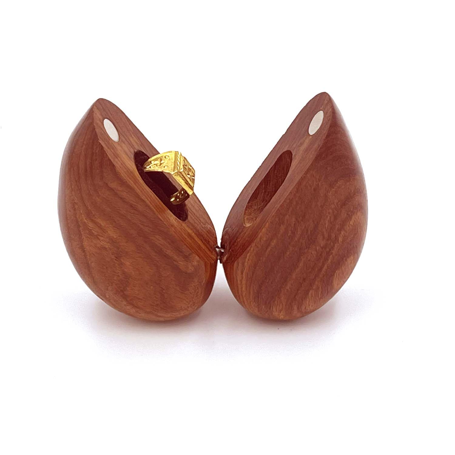 ZYNTIX Wooden Decorative Ring Box Heart Shape - Antique Design for Sister Birthday Gifts, Unique Gift Items For Women Birthday Unique, wooden Handmade love Gift box 3