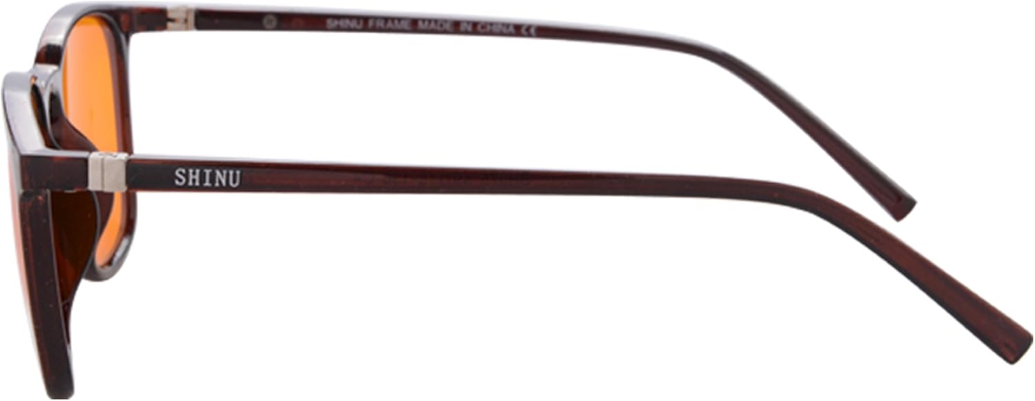 SHINU Mens/Womens Lightweight PC Frames Anti-Blue Light Computer Readers Gaming Glasses and Driving Anti-fatigue Sunglasses