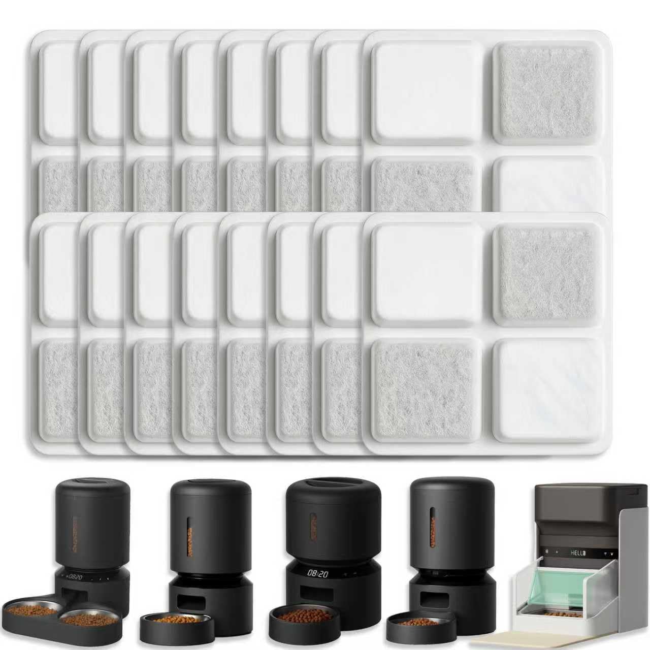 16 Pack Pet Food Desiccant Bags for Petlibro Automatic Cat Dog Feeders, Keep Pet Food Dry and Fresh, Compatible with Petlibro Models PLAF001, PLAF002, PLAF101, PLAF005, PLAF006, PLAF103, PLAF203 - 2