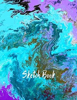 Paperback Sketch Book: Notebook for Drawing, Writing, Painting, Sketching or Doodling, 120 Pages, 8.5x11 (Premium Abstract Cover vol.2) Book