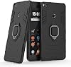 LuluMain Compatible with Xiaomi Mi Max 2 Case, Metal Ring Grip Kickstand Shockproof Hard Bumper (Works with Magnetic Car Mount) Dual Layer Rugged Cover for Xiaomi Mi Max2 (Black)