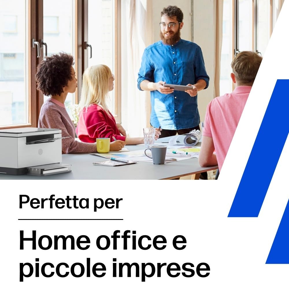 HP LaserJet M234dw 6GW99F, Stampante a Singola Funzione A4, Stampa Fronte e Retro Automatica in b/n, 29 ppm, USB, Wi-Fi, Ethernet, HP Smart, No Fax, No ADF, Schermo LCD a icone, Grigia
