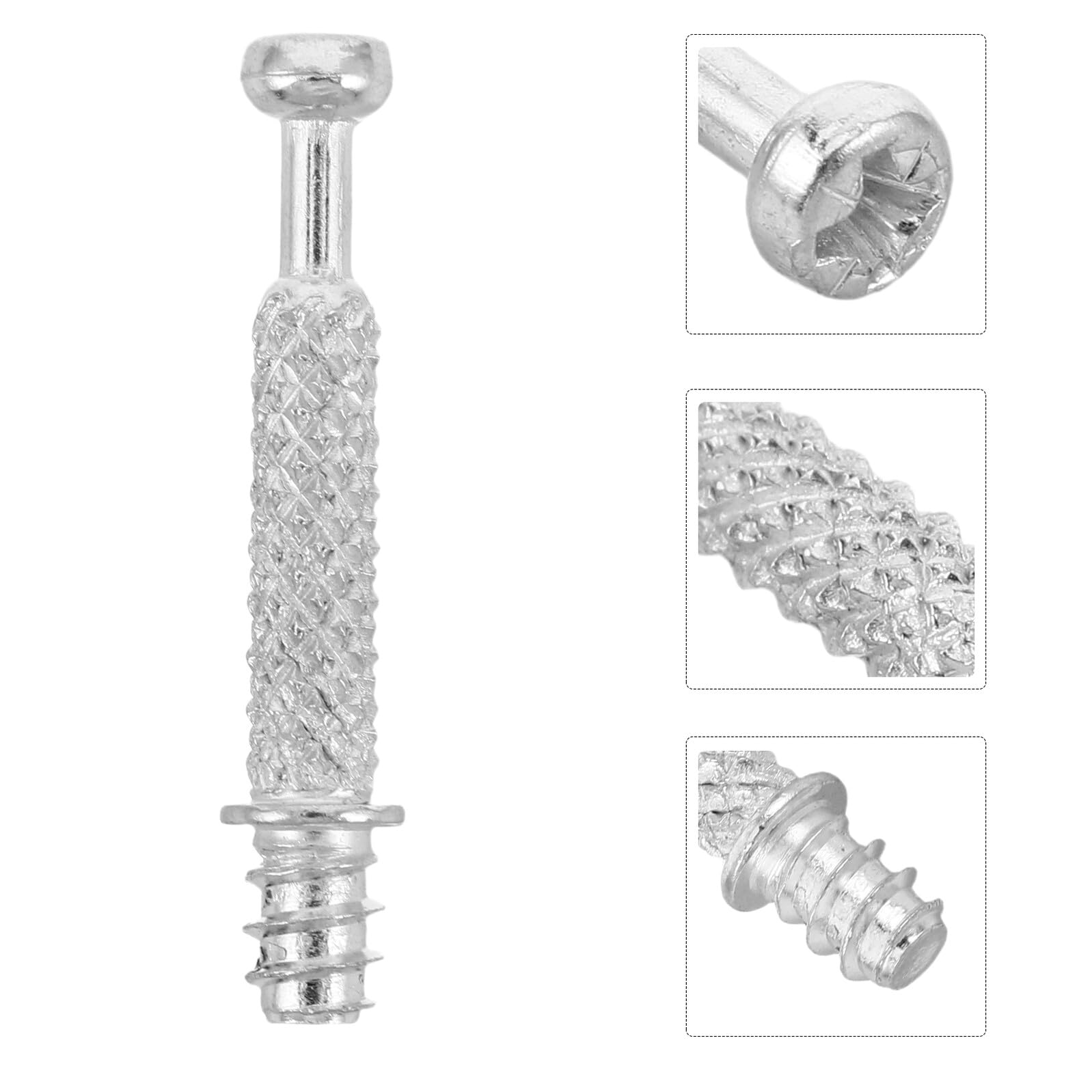 Tornillo de Leva para Armario y Cama 200 Piezas Aleación de Zinc