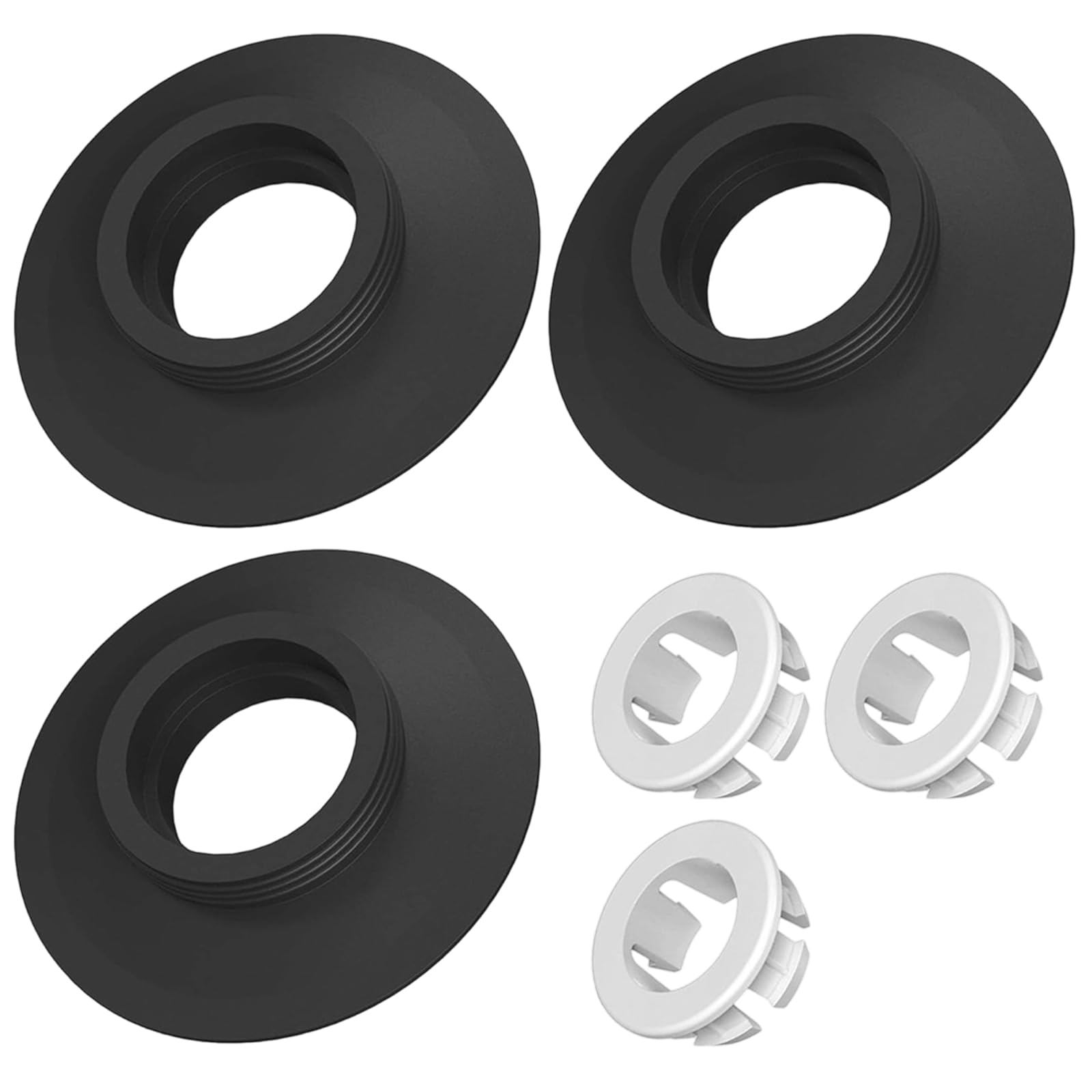 PEAPIN 3Pack Ideal Standard Flush Valve Seal, Black