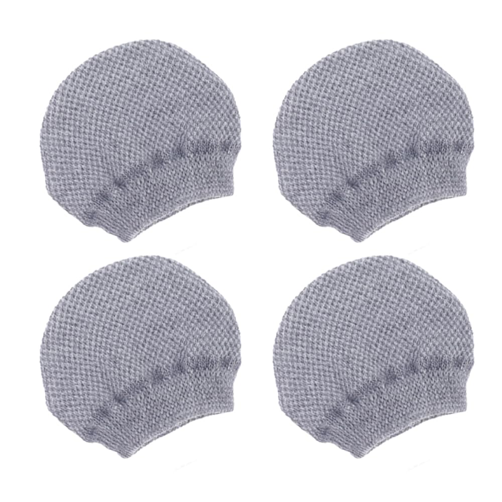 車輪ソックス スーツケース 4個セット 汚れ防止 タイヤ用ソックス 転がり防止 キャリーケース キャリーバッグ用 フロア汚れ防止 ソックス 靴下 キャスターカバー 保管時用 (グレー) (灰) 足カバー 良いラッピング カバー キャリーケースのタイヤ用ソックス 車輪ソックス