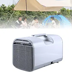 Ar Condicionado Ao Ar Livre, Ar Condicionado De Acampamento De 400 W, Controle Remoto Inteligente E Painel, Ar Condicionado Móvel Ar Condicionado Portátil De Drenagem Livre Para Viagens De
