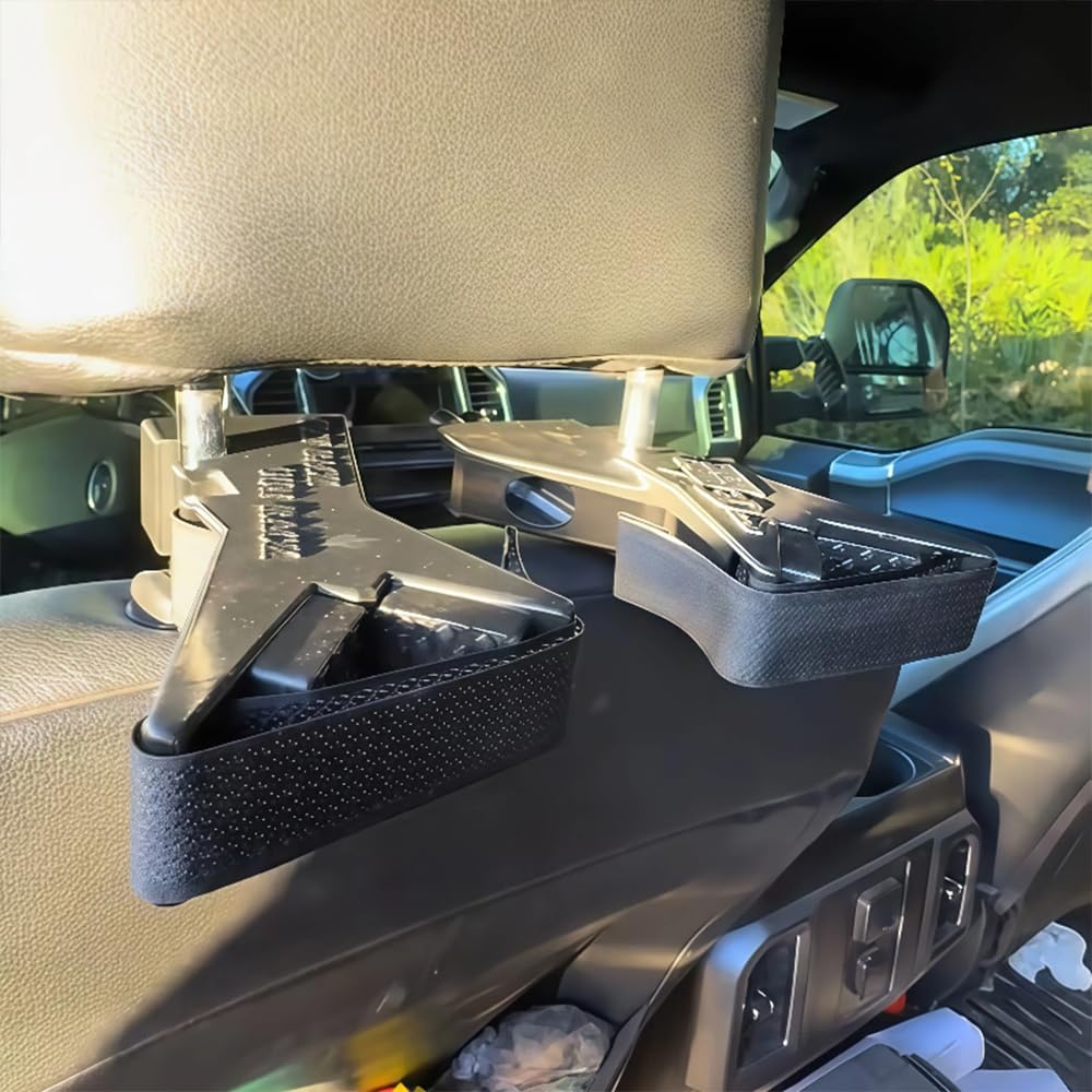 The Ultimate Universal Seat Back Gun Rack, Universal Adjustable Rifle Mount, Heavy Duty Automotive Rifle Holder for Hunting Outdoor, Vehicle Rifle Holder for Truck, SUV — view 2