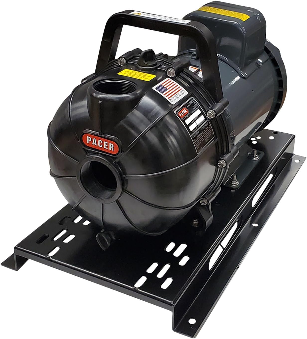 Pacer Electric Drive Centrifugal Pump 10,800 GPH 2in Ports 3 HP Single-Phase