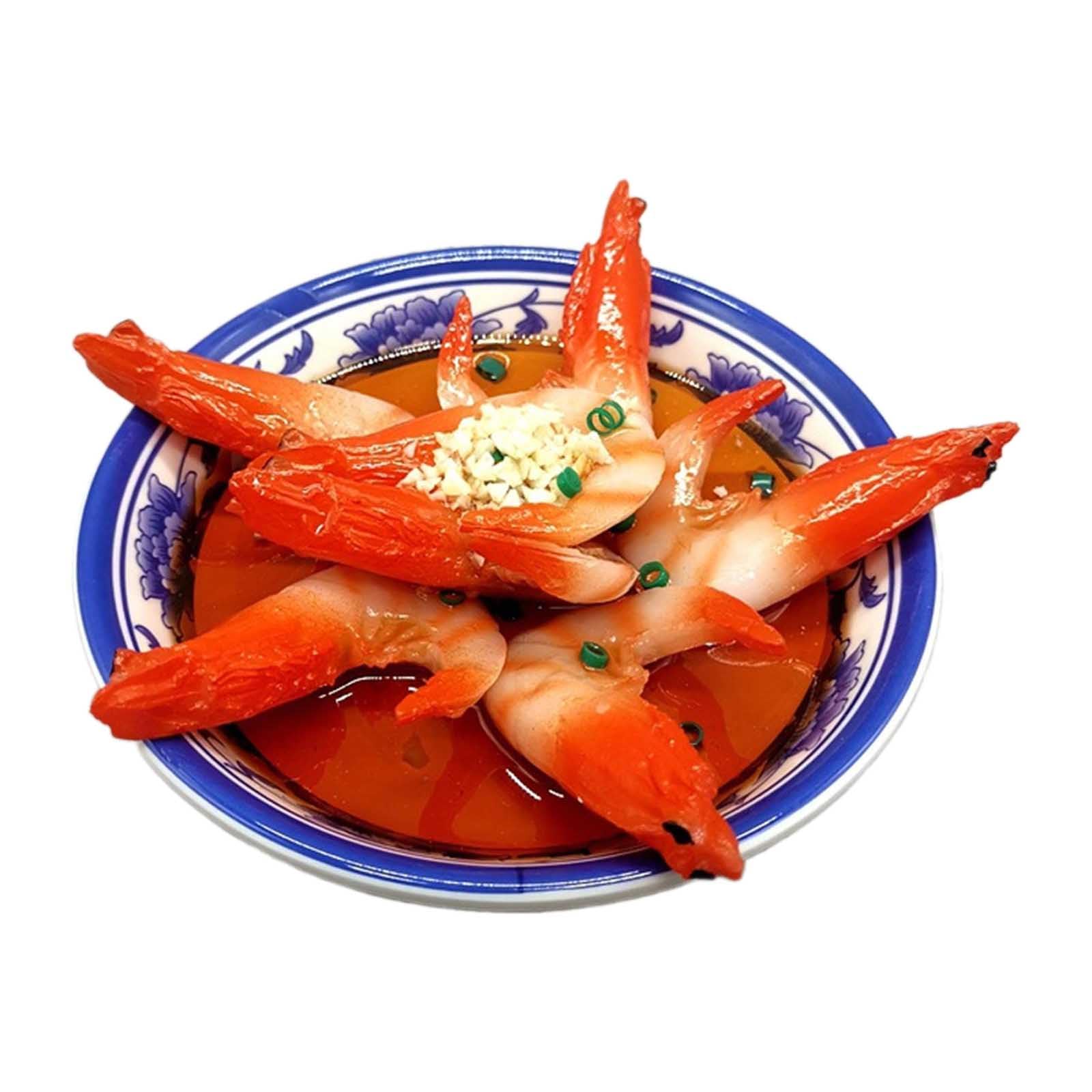 YWLUUOO Realistic Chinese Hot Cool Model Simulation Chinese Model Photo Props for Luncheonette Restaurant Display Small Dessert Plates