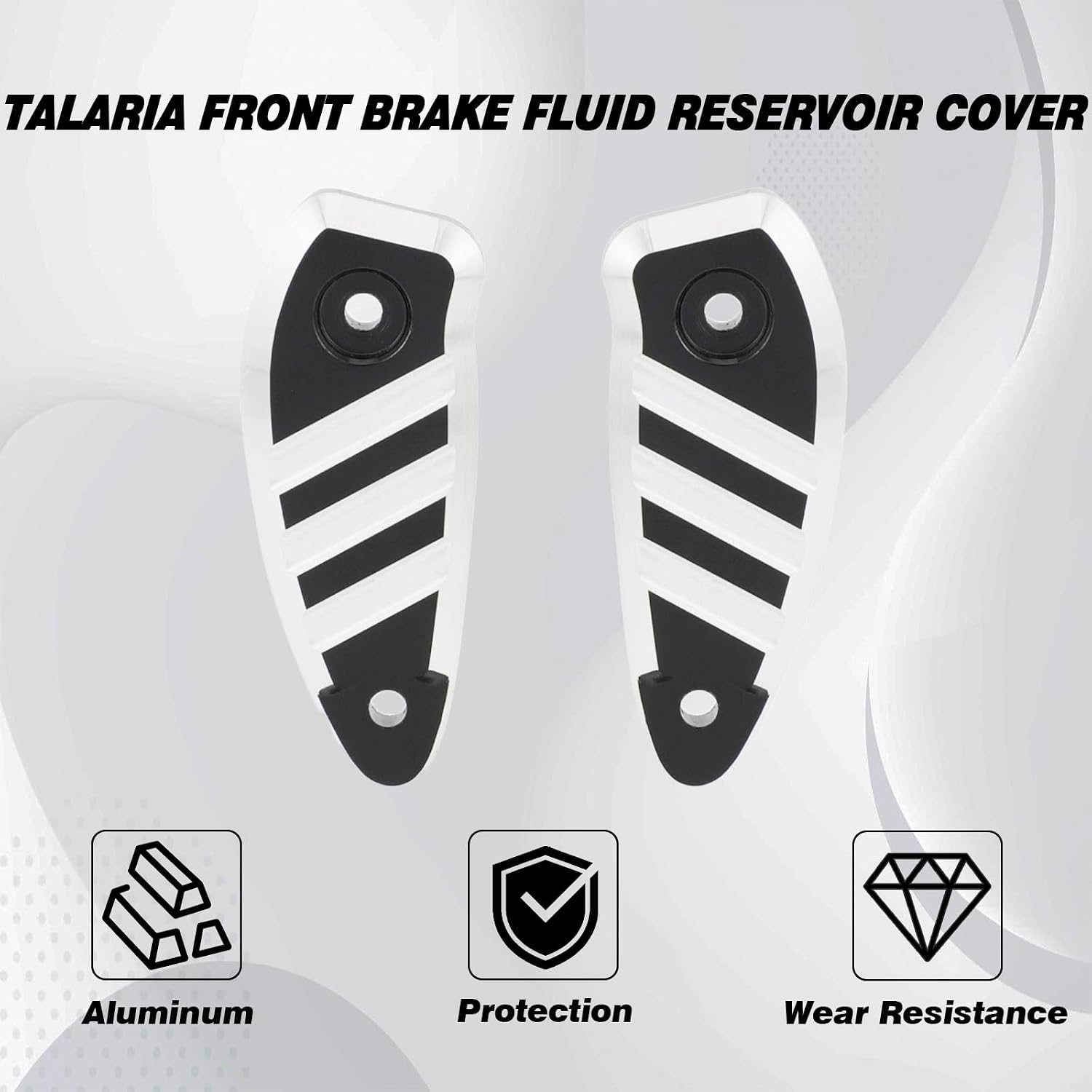 Dirt Bike Front Brake Pump Cover Brake Fluid Reservoir Cover CNC Aluminum for Talaria MX3/MX4 Electric Dirt Bike Black