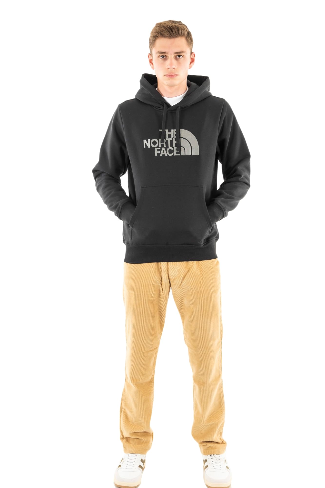 The North Face NF0A89EMJK3 M Drew Peak Pullover Hoodie Sweatshirt Homme TNF Black Taille L