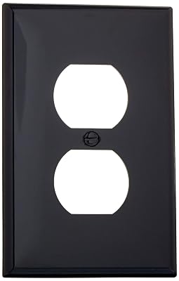 Leviton 1-Gang, 1-Duplex, Midway Nylon Wallplate, PJ8-T, Light Almond