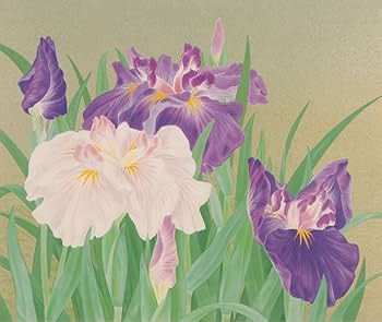 アヤメ菖蒲　青い花　日本画　花絵画 アヤメ菖蒲 青い花 日本画 花絵画 髙橋浩規 on X: