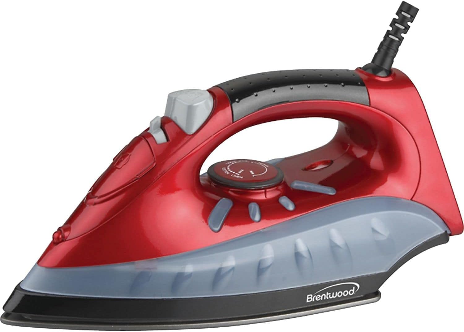 Brentwood MPI-61 Non-Stick Steam Iron, Red