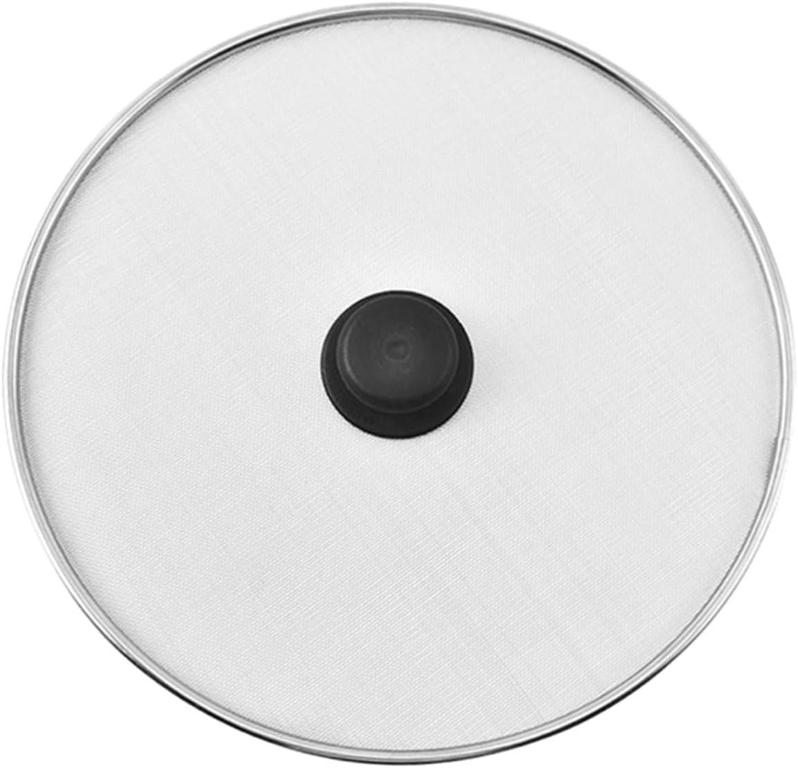 VOSAREA Stainless Steel Splatter Screen for Frying Pan – Grease Splash Guard Fine Mesh Design 12-inch Cooking Cover for Frying Compatible Stove Types