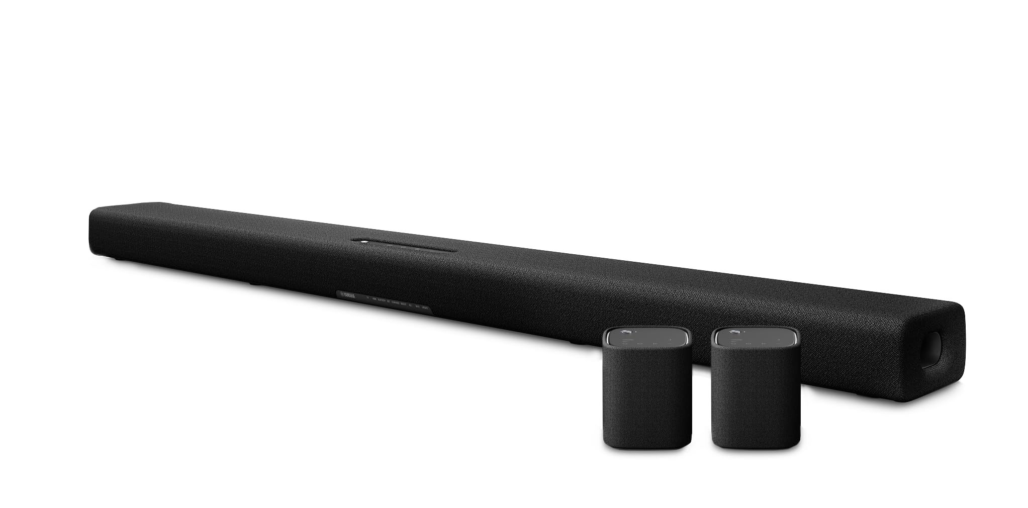 YAMAHA True X 40A Home Theater Bundle - True X BAR 40A Sound Bar with Dolby Atmos, Alexa Built-in + Pair of Speaker 1A Portable, Wireless, Surround Sound Speakers with Bluetooth. Black
