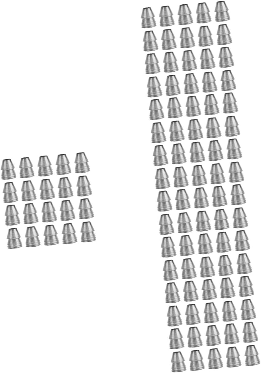 Sosoport 100pcs Iron Wedge for Axe Handle Replacement Wedges for Tool Reinforcement for Carpenters and Builders Easy Installation for Sledge and Hammer Use
