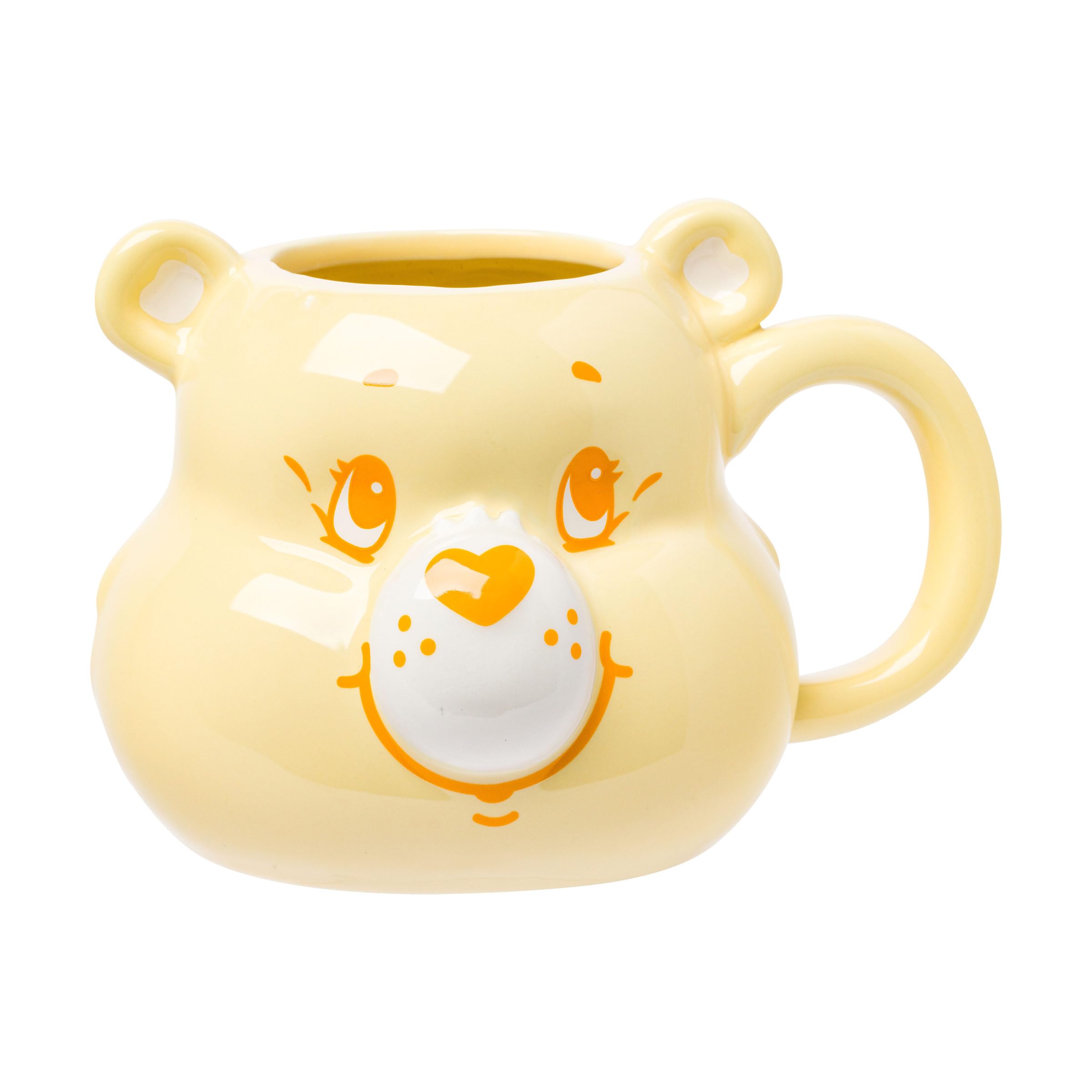 Care Bears Funshine Bear Ceramic 3D Sculpted Mug, 20 Ounces