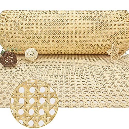 14" Widthx6.58ft Roll of Rattan Webbing for Chairs Kit, Furniture
